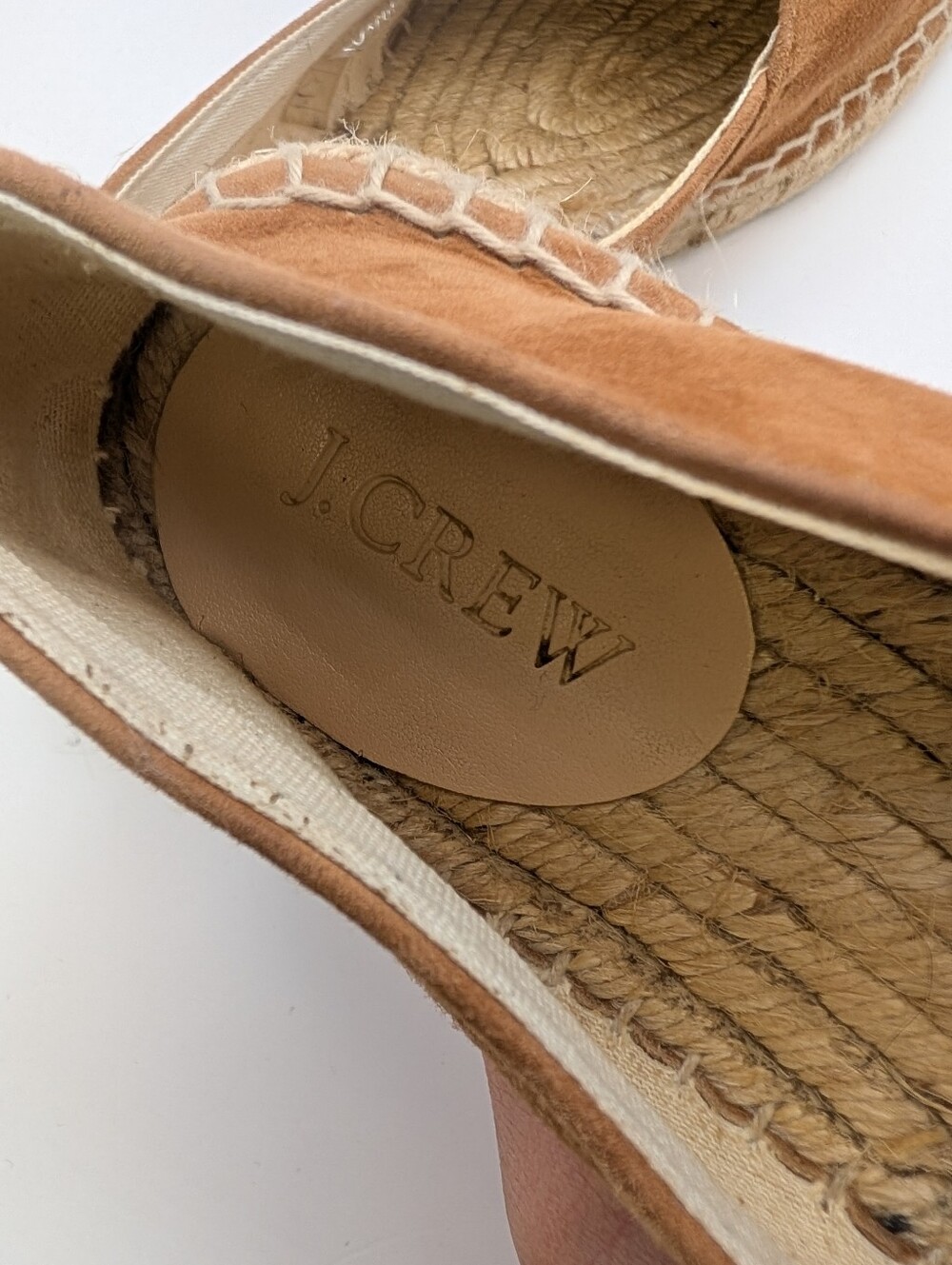 J. Crew Suede Leather Espadrilles Flats - Picture 9 of 10